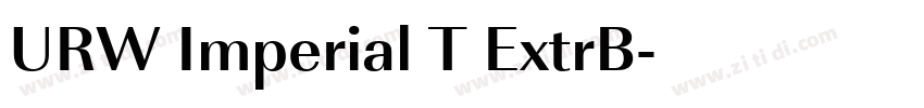 URW Imperial T ExtrB字体转换 URW Imperial T ExtrB字体转换